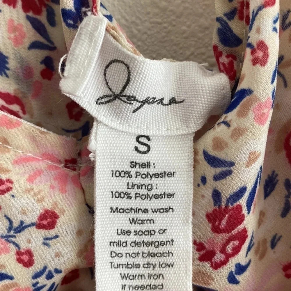 Japna Floral Print Backless Tie Back Spaghetti Strap Tank Top - Picture 4 of 4